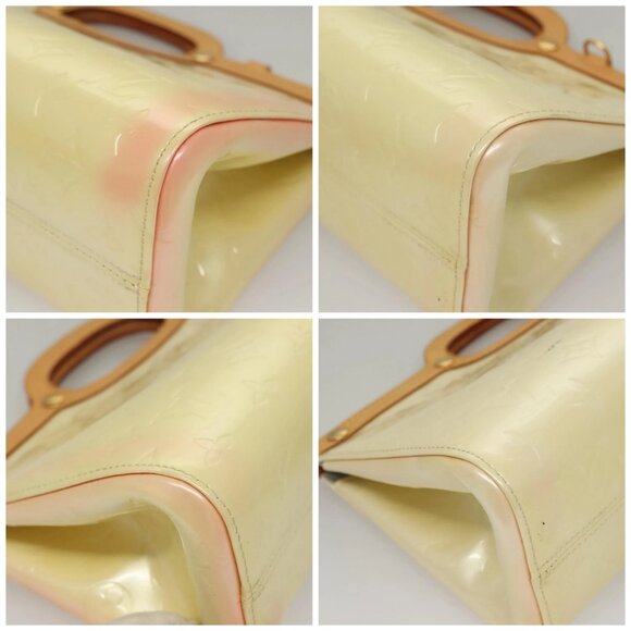 LOUIS VUITTON Monogram Vernis Roxbury Drive Hand Bag Perle M91374 Auth 134503 - Picture 16 of 16